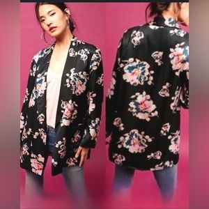 ETT:TWA by Anthropologie Tavie Floral Blazer